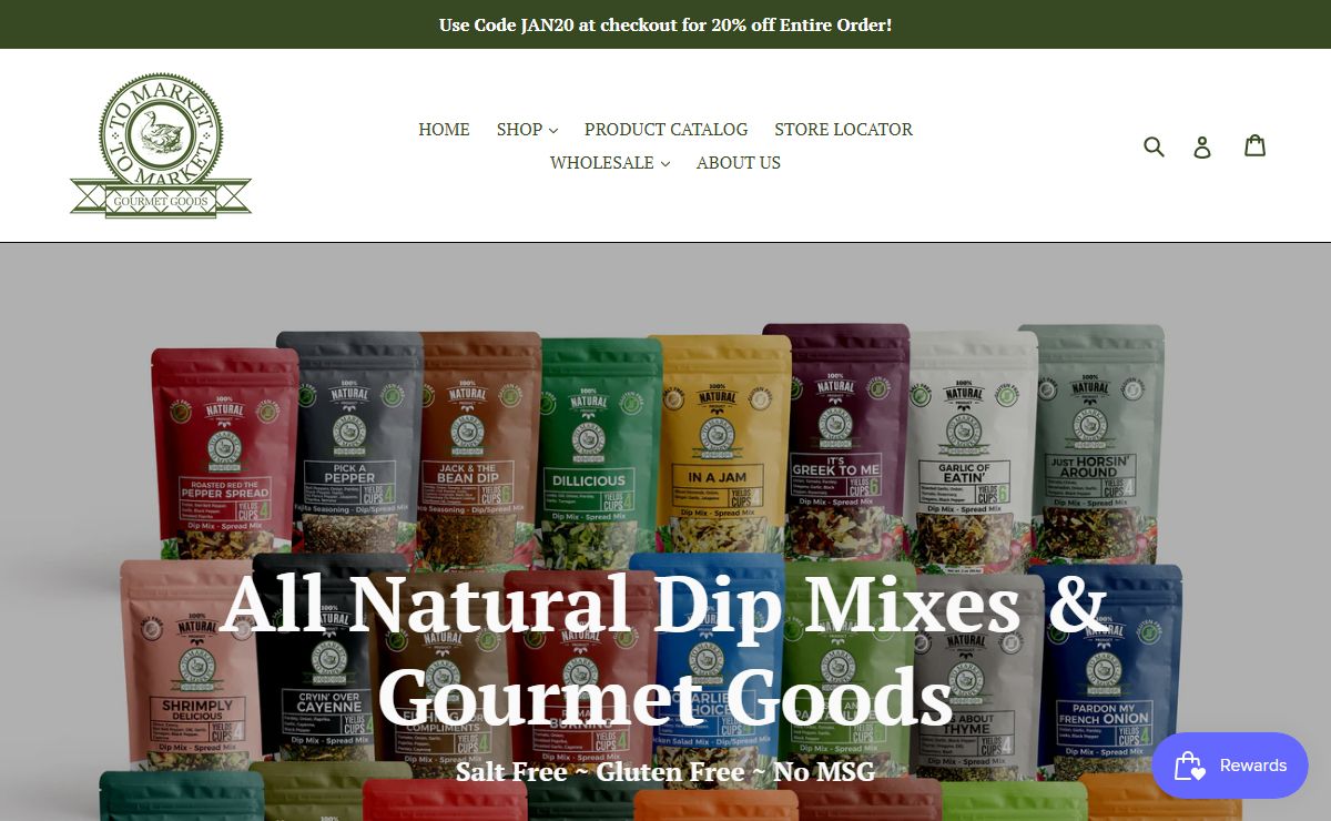 Gourmet Gluten-Free Dips & Cheese Balls | To Market-To Market