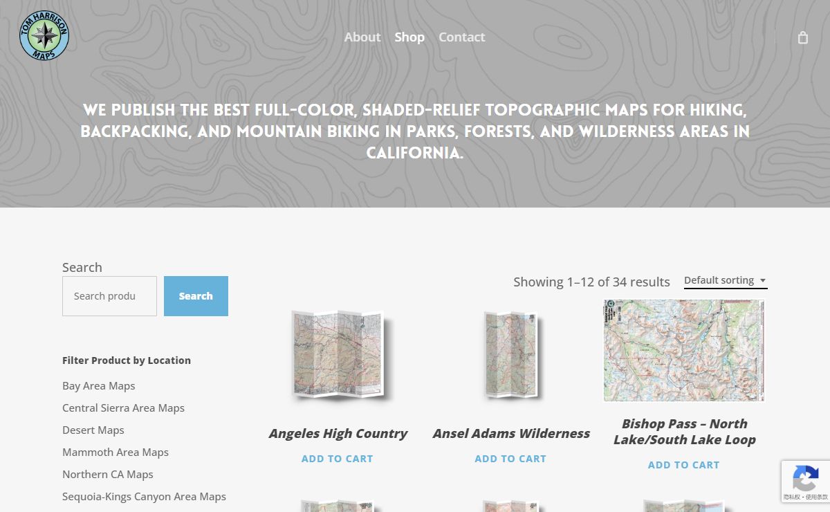Tom Harrison Maps - Waterproof Trail Maps