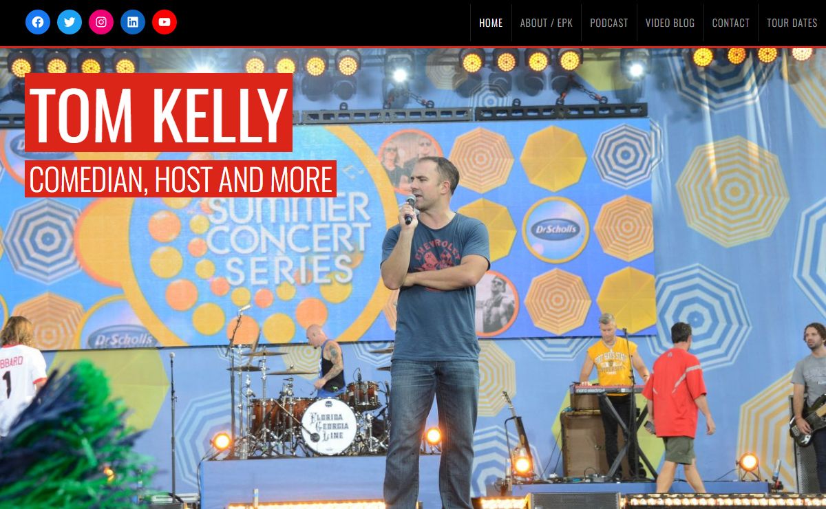 Tom Kelly – Comedian, Host And More