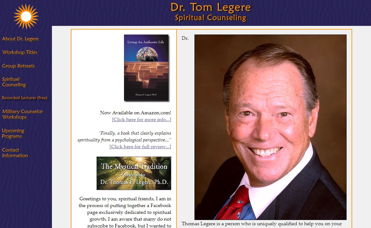 Tom Legere's Spiritual Counseling