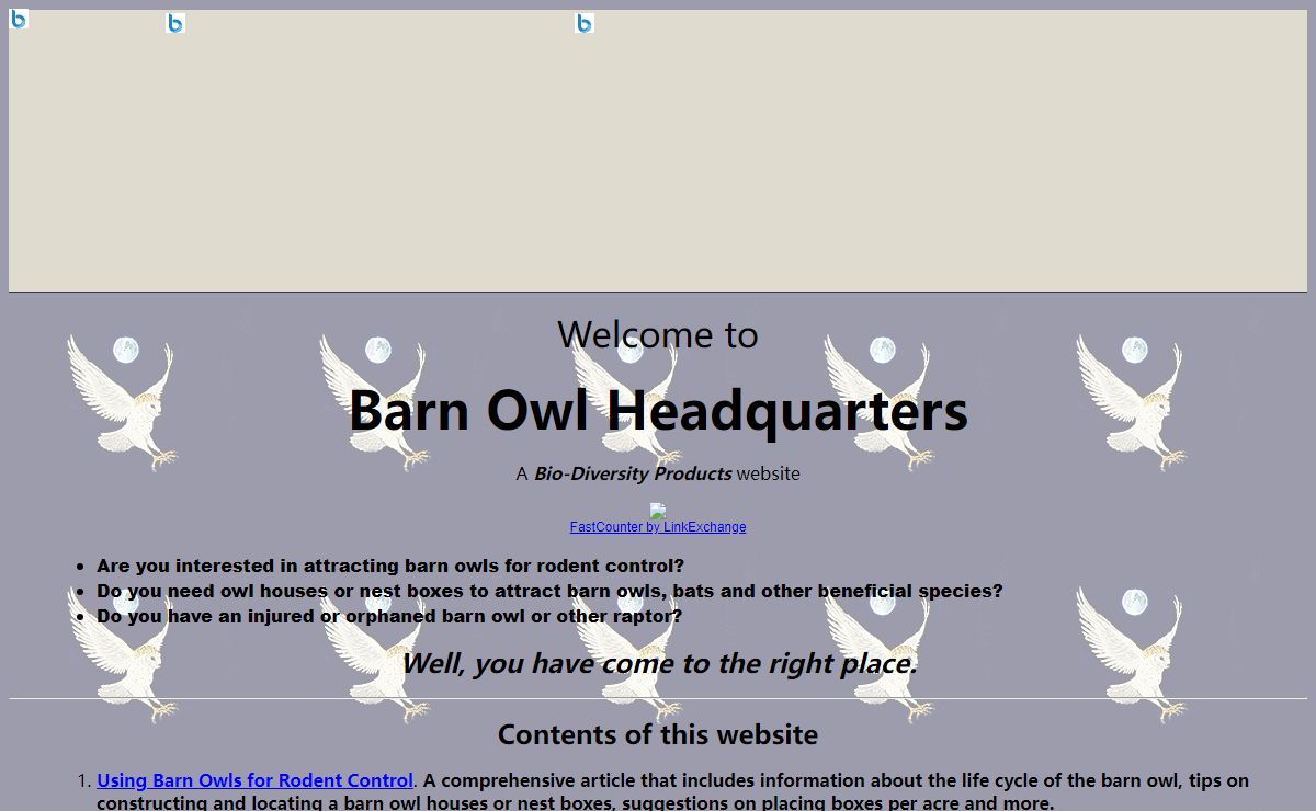 Barn Owl Headquarters