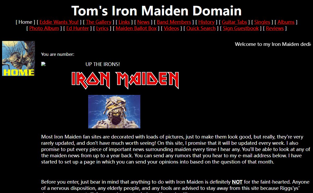 Welcome to Tom's Music Domain