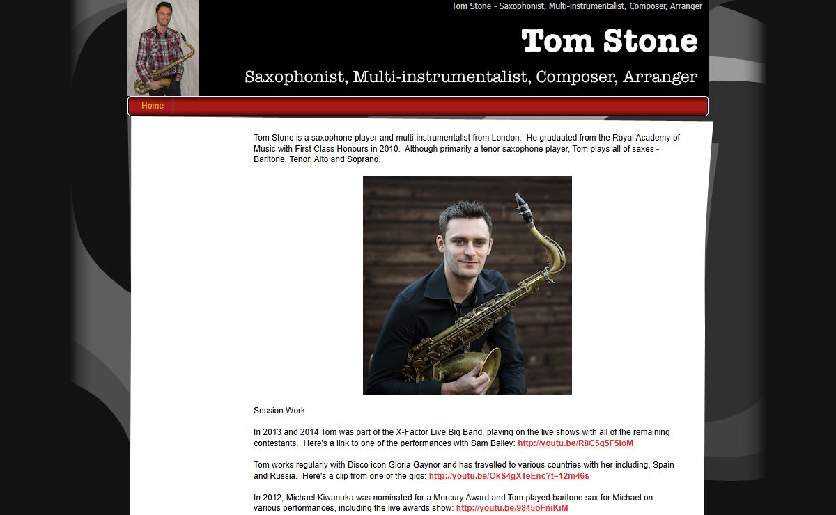 Home - Tom Stone Jazz Saxophone
