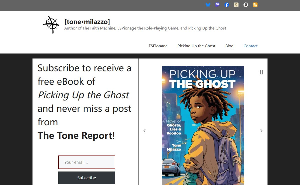[tone·milazzo]Author of The Faith Machine, ESPionage the Role-Playing Game, and Picking Up the Ghost