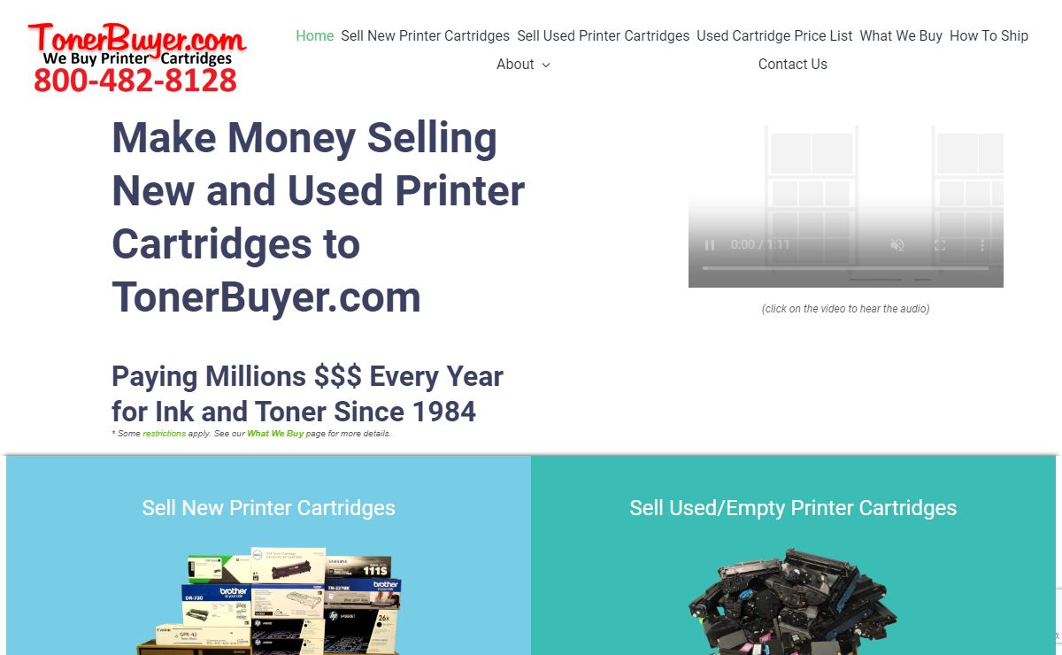 TonerBuyer.com - We Buy Used and New Printer Cartridges