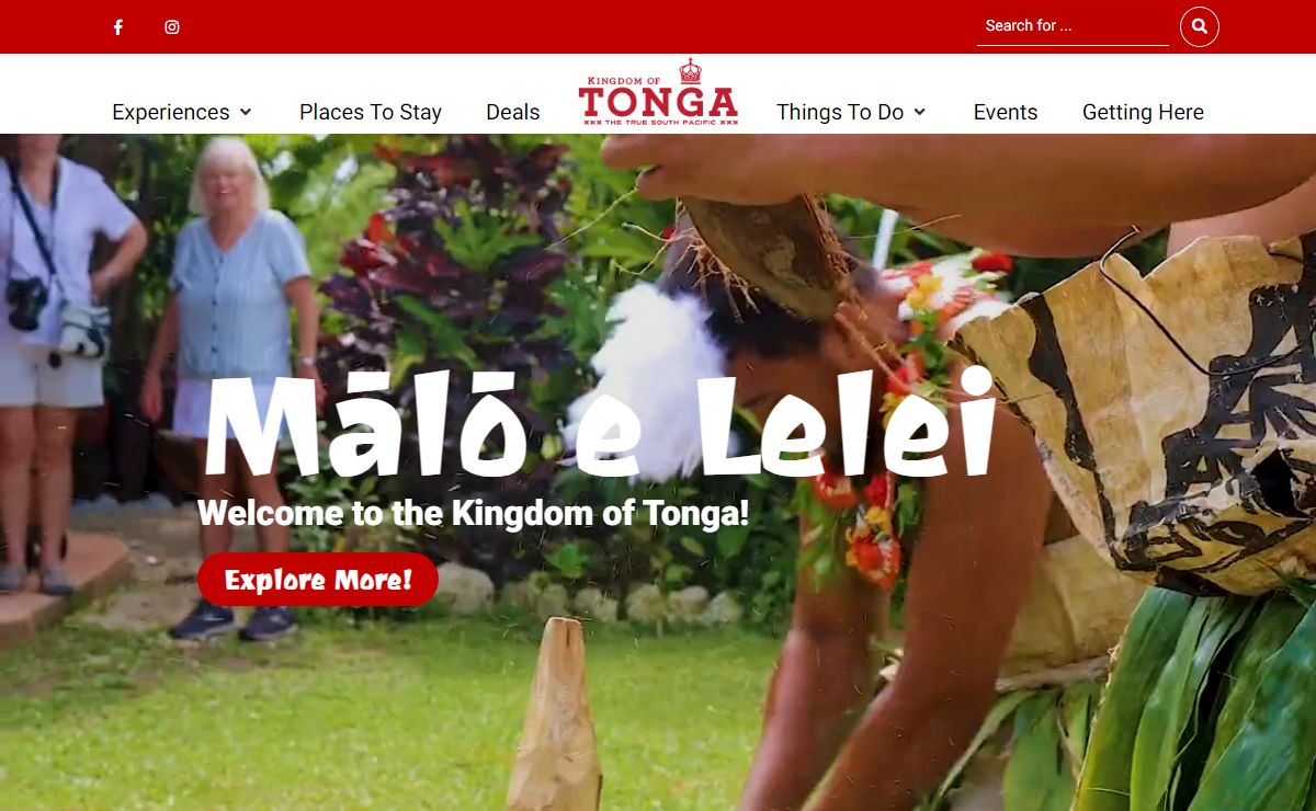 Homepage - Tonga Tourism