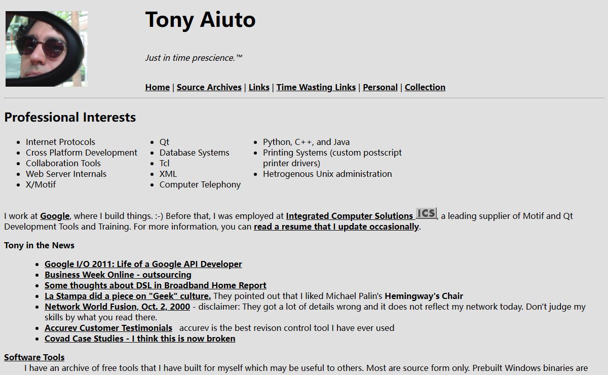 tony.aiu.to - Tony Aiuto