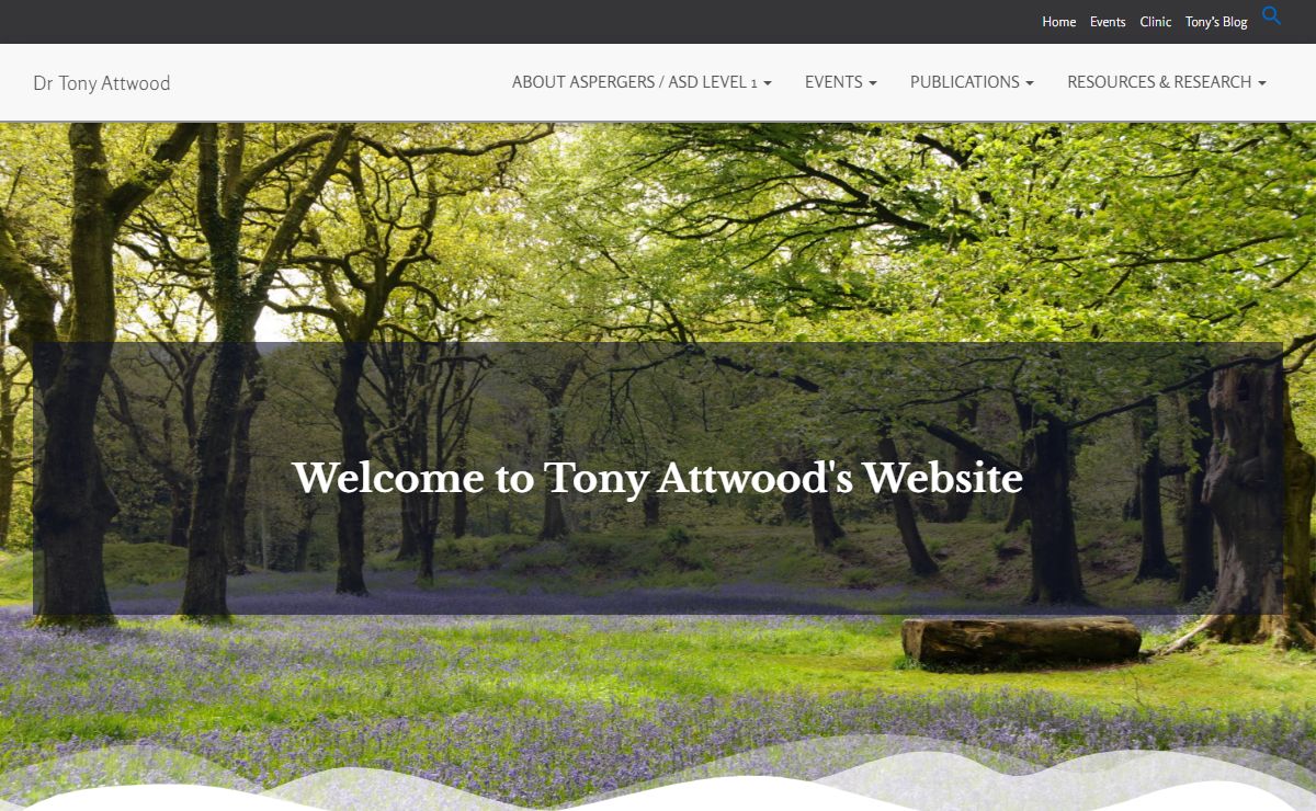 Dr Tony Attwood – Welcome to Tony Attwood's Website