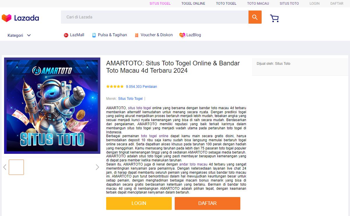 AMARTOTO: Situs Toto Togel Online & Bandar Toto Macau 4d Terbaru 2024