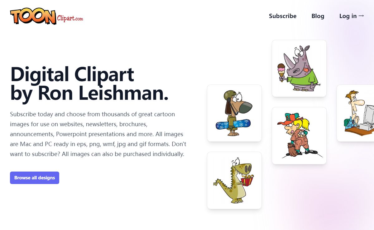 ToonClipart — Digital Clipart by Ron Leishman