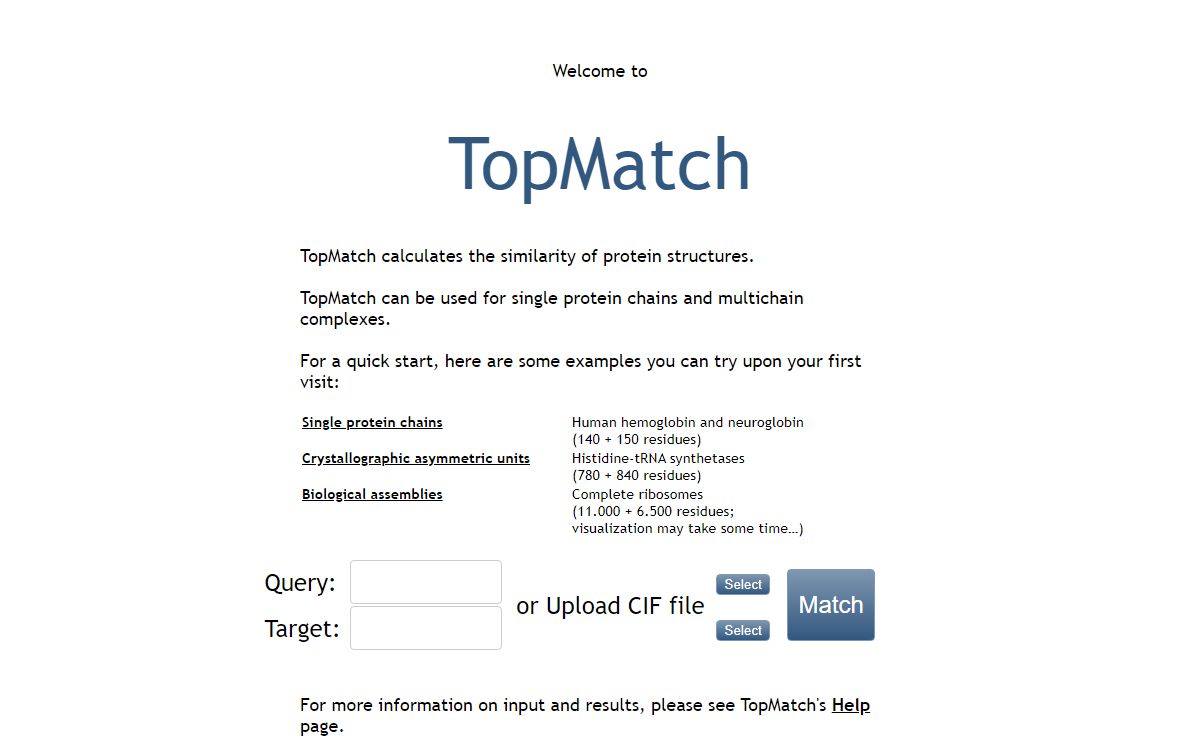 TopMatch :: Structure Alignment