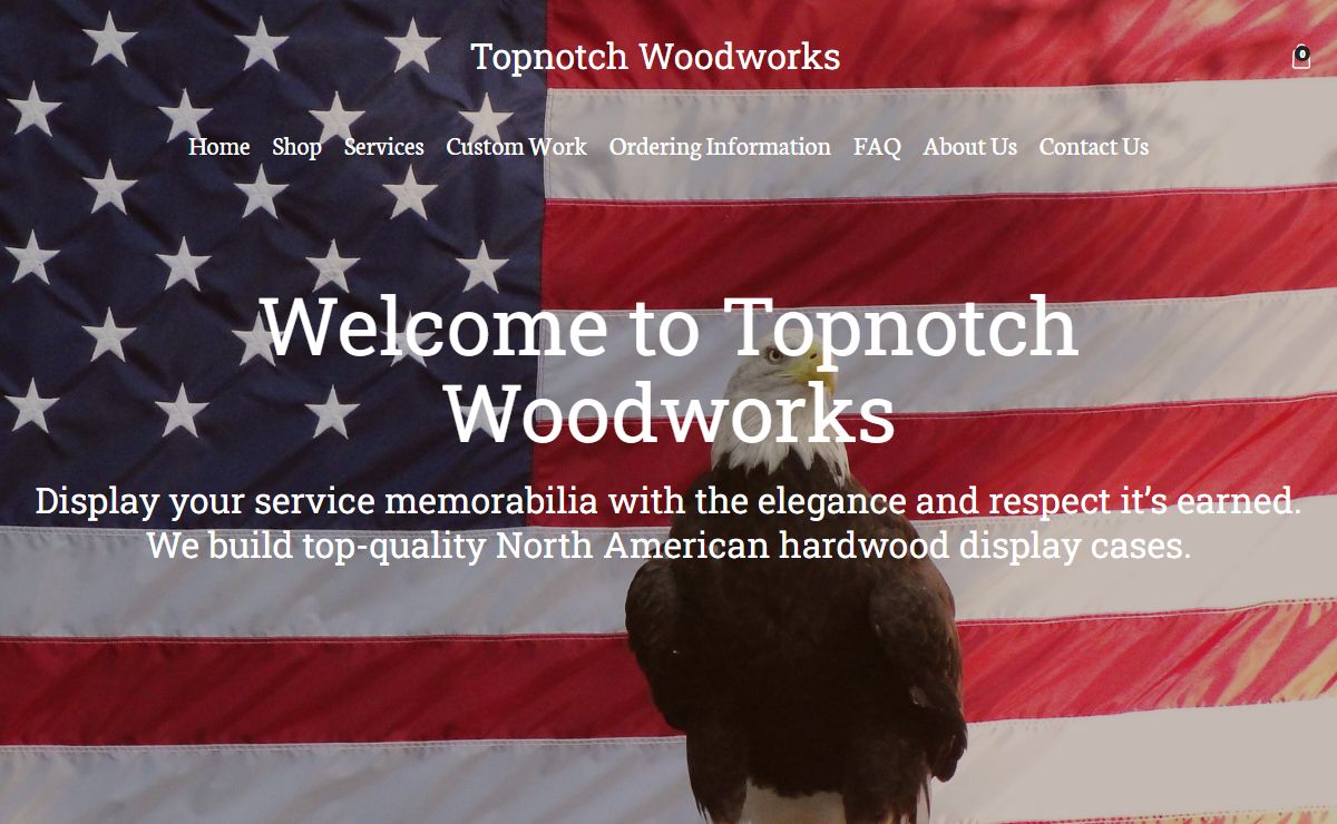 Display Cases and Flag Cases | Topnotch Woodworks