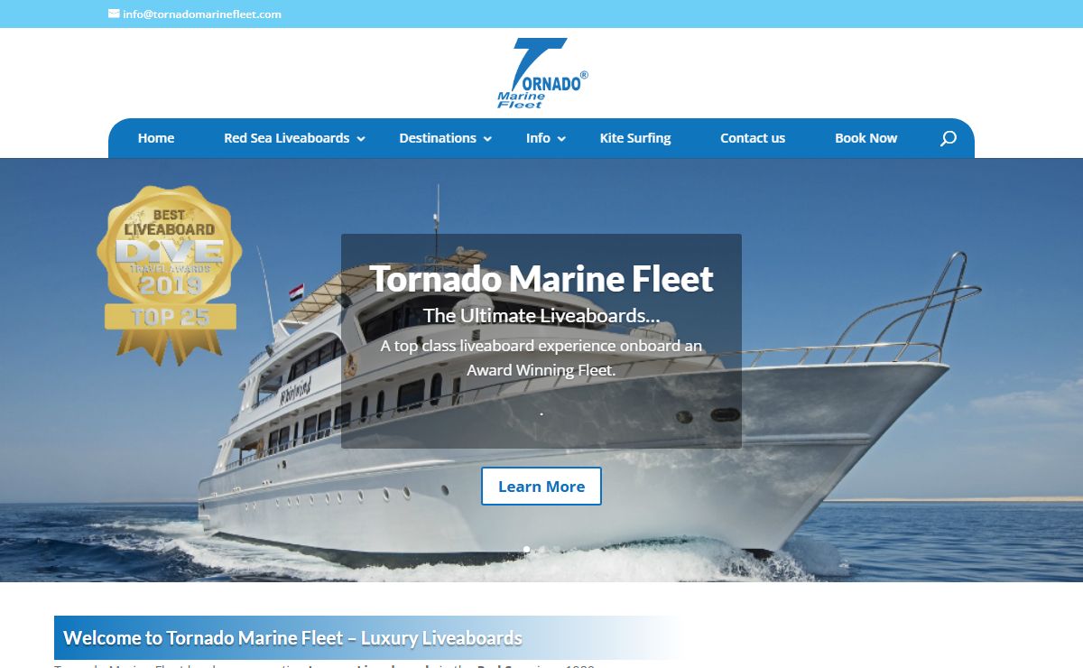 Tornado Marine Fleet - Luxury Liveaboards since 1989