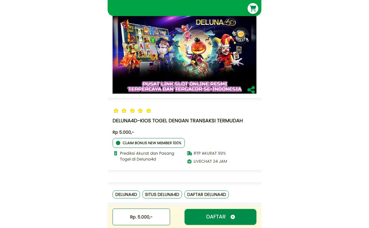 DELUNA4D-KIOS TOGEL DENGAN TRANSAKSI TERMUDAH