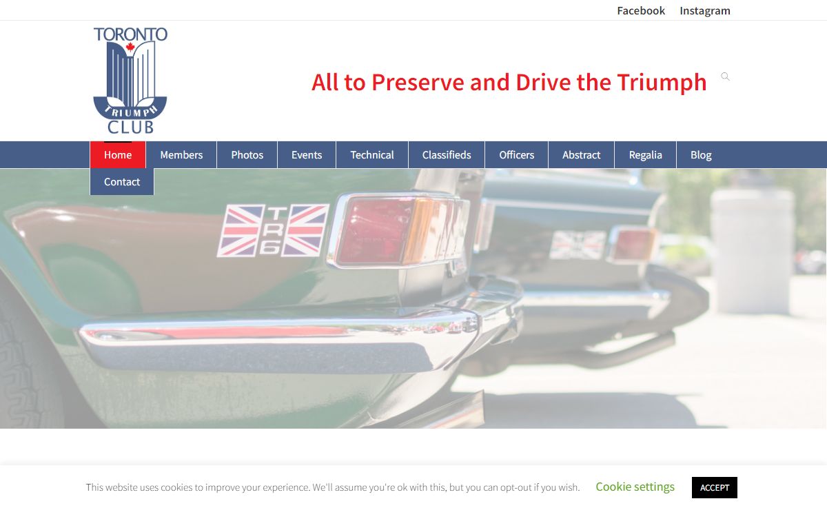 Toronto Triumph Club – All to Preserve and Drive the Triumph