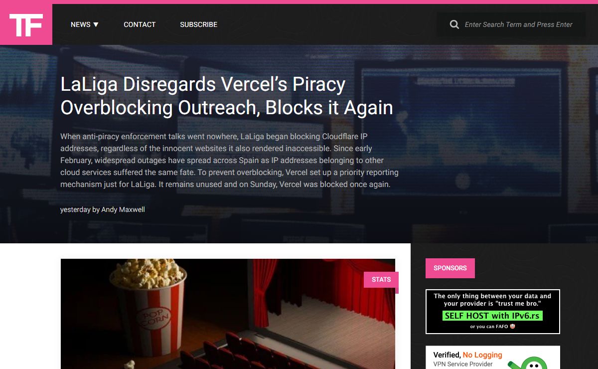 TorrentFreak - News