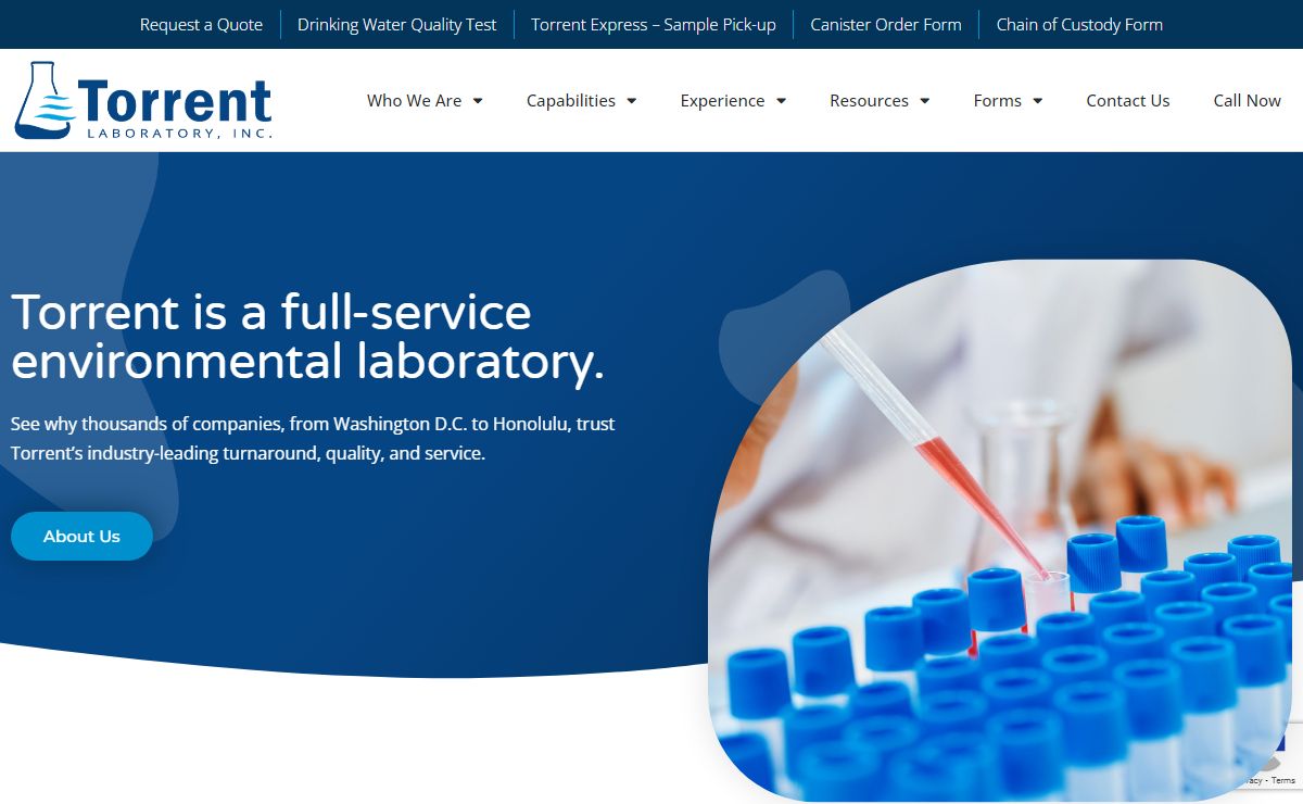 Environmental Testing Lab & Services Bay Area CA | Torrent Lab
