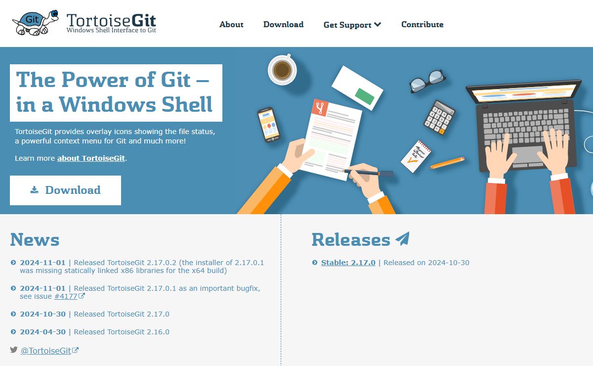 TortoiseGit – Windows Shell Interface to Git