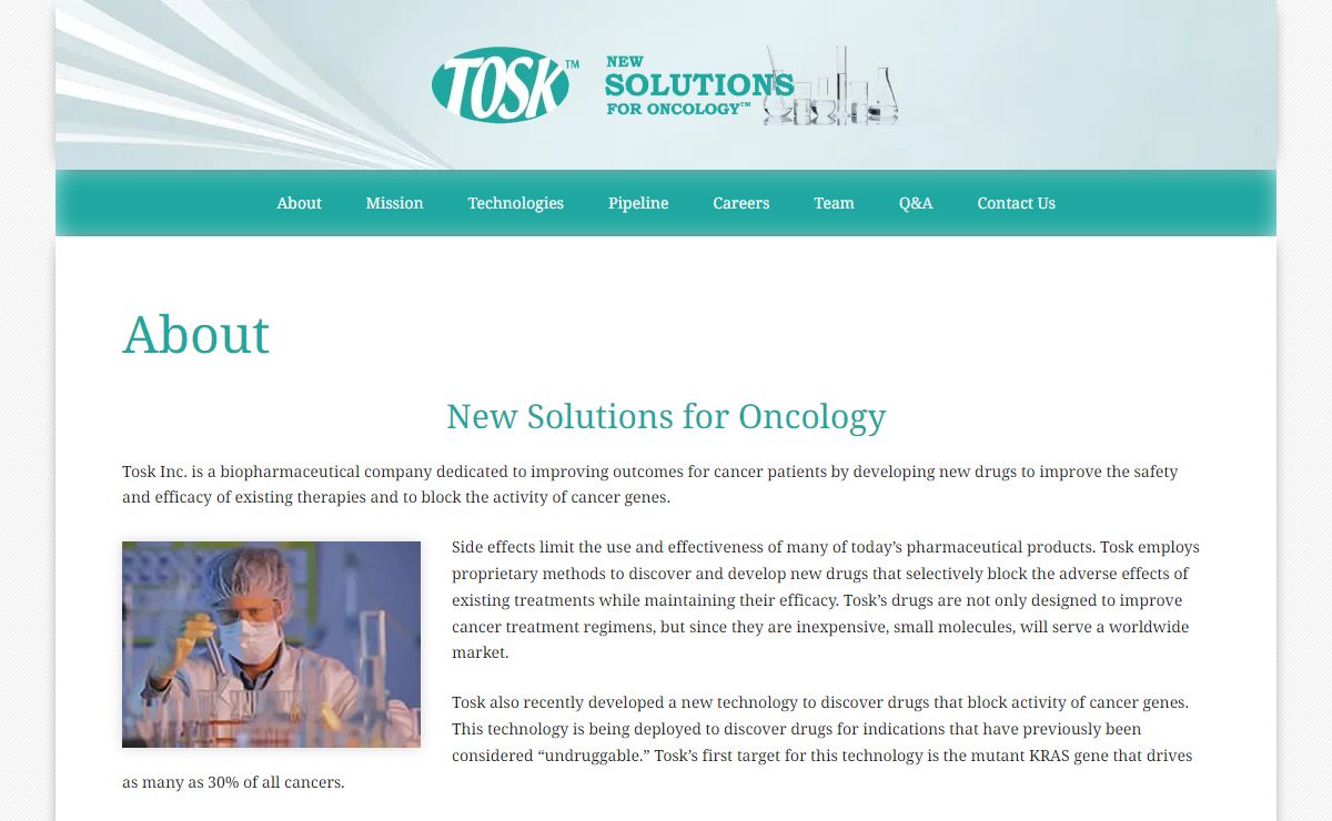 Tosk – New solutions for oncology