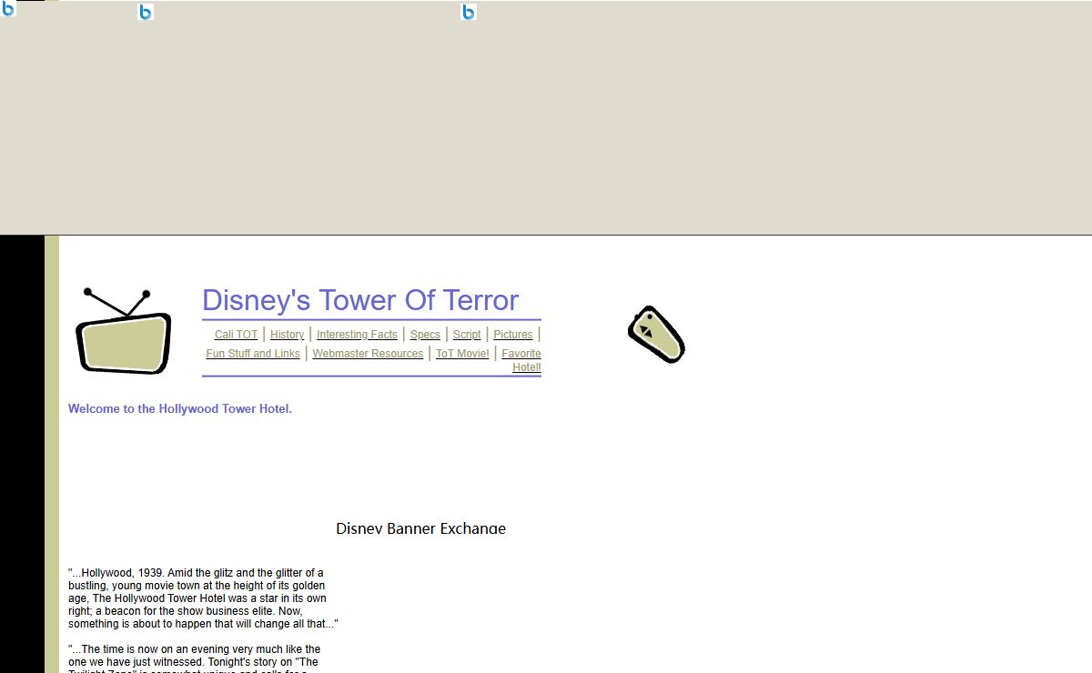 Disney's Tower Of Terror