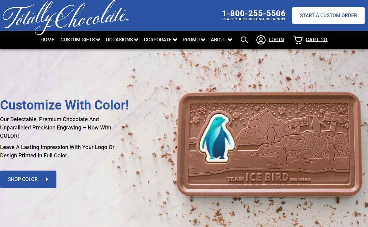 Custom Chocolates & Personalized Gifts | Totally Chocolate