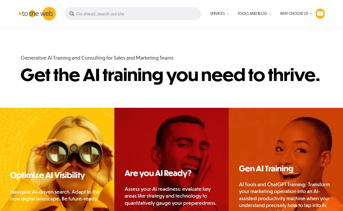 AI Consulting + Training » Boost Marketing Workflow + Creativity