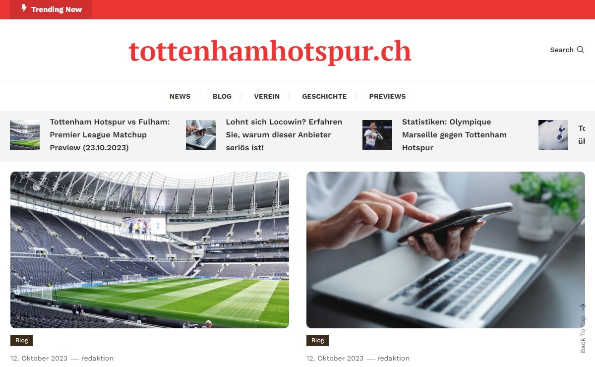 tottenhamhotspur.ch