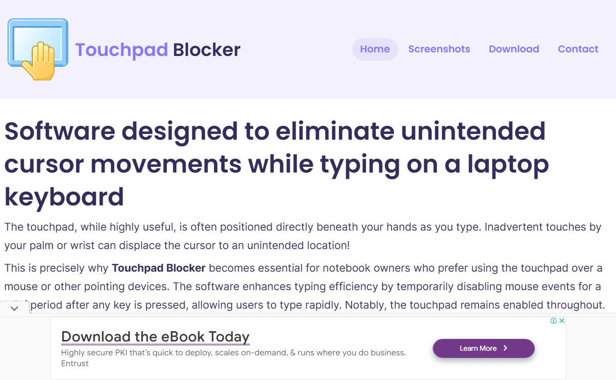 Touchpad Blocker