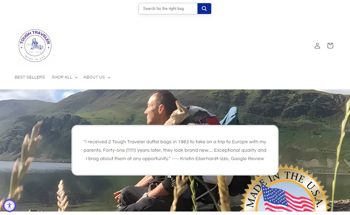 Tough Traveler | Made in USA | Luggage, Backpacks & More
