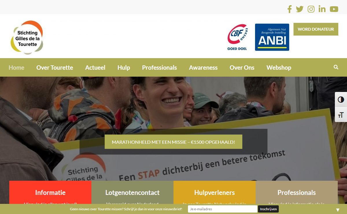 Home - Stichting Gilles de la Tourette