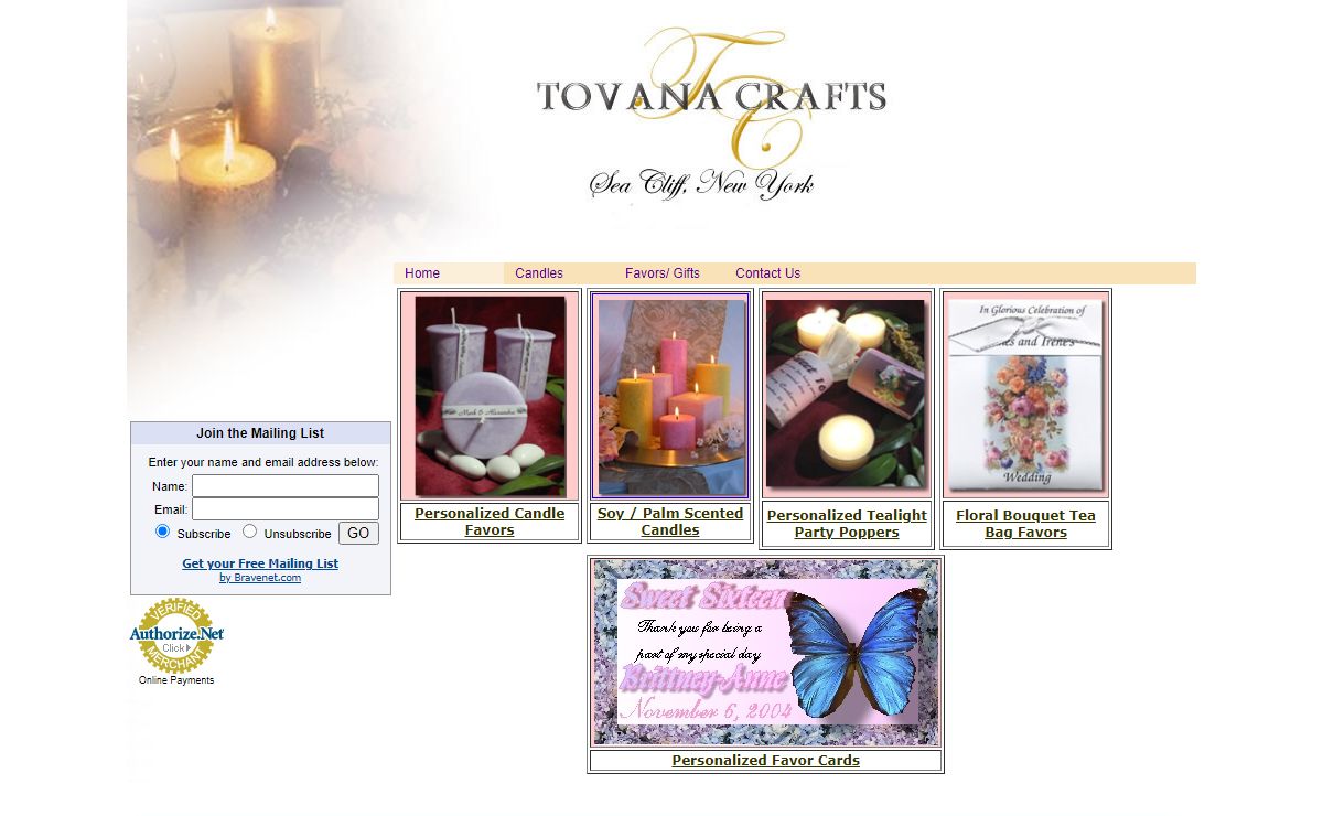 Tovana Crafts Candles Gifts Personalized Items and so much more