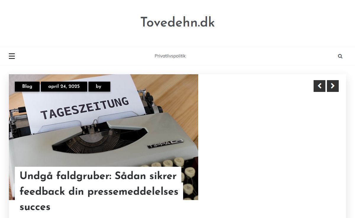 Tovedehn.dk -
