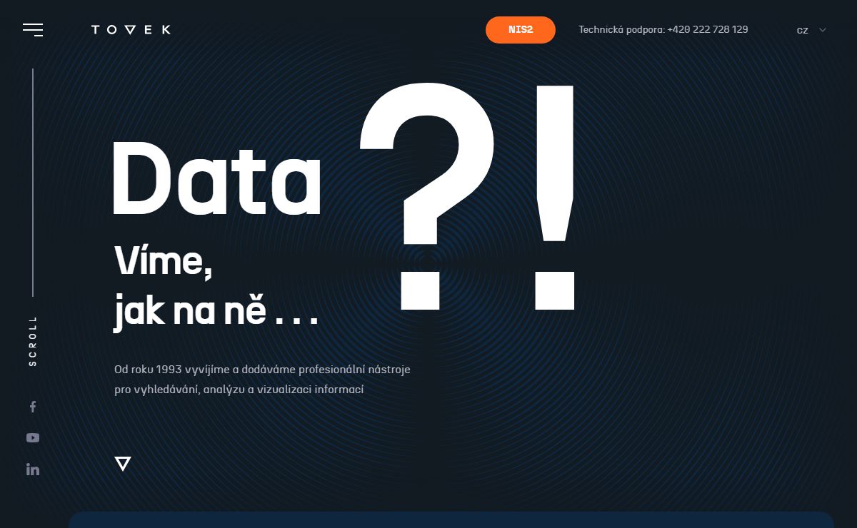 DATA?! We know how ... TOVEK