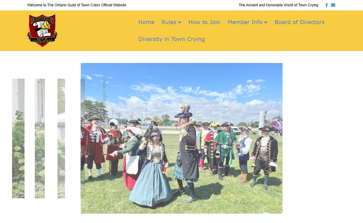 Home - The Ontario Guild of Town Criers