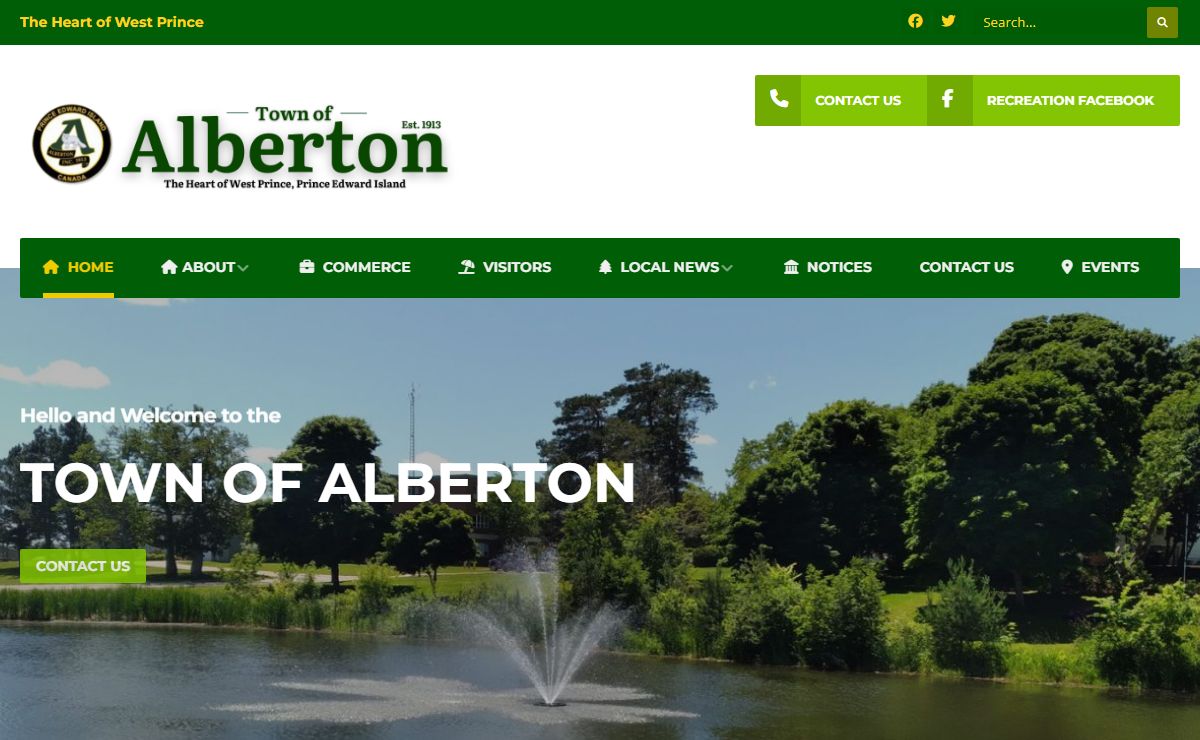 Town of Alberton – The Heart of West Prince, PEI