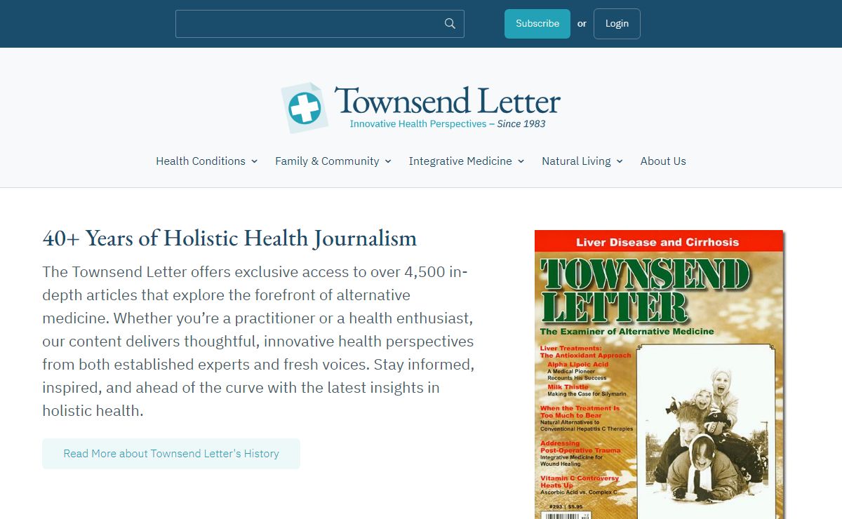 Homepage - Townsend Letter