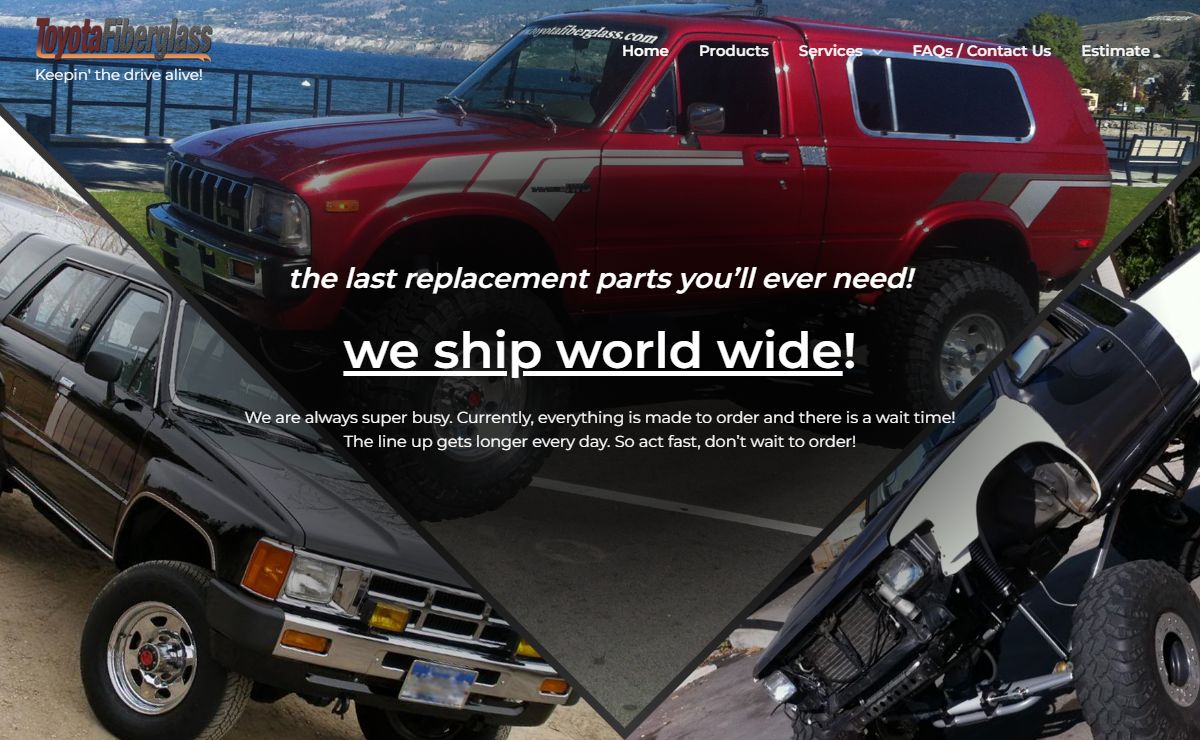 ToyotaFiberglass – Keepin' the drive alive!