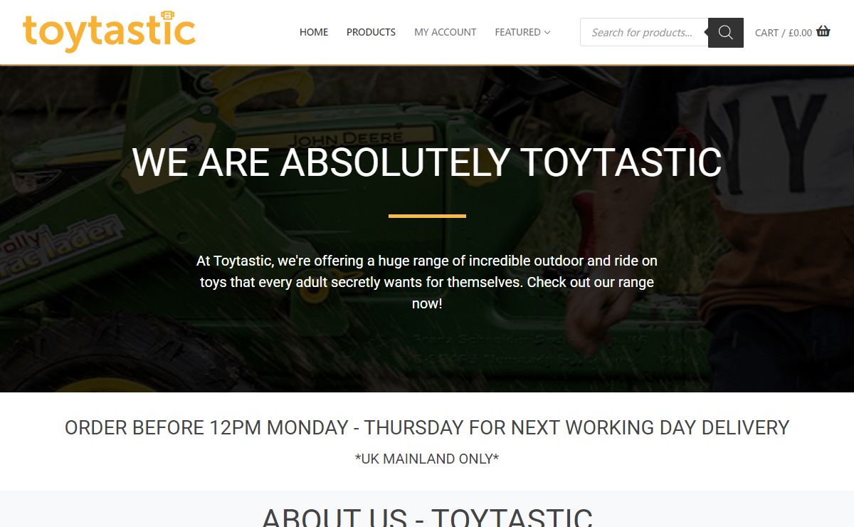 Toytastic | Outdoor, Ride-On Toys, and More
