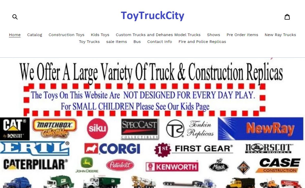 Toy Trucks Construction Replicas Truck replicas | ToyTruckCity