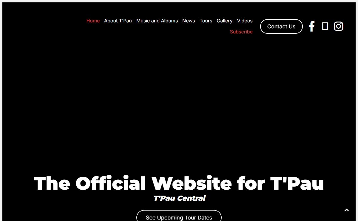 T’Pau Concert Dates - T'Pau Central