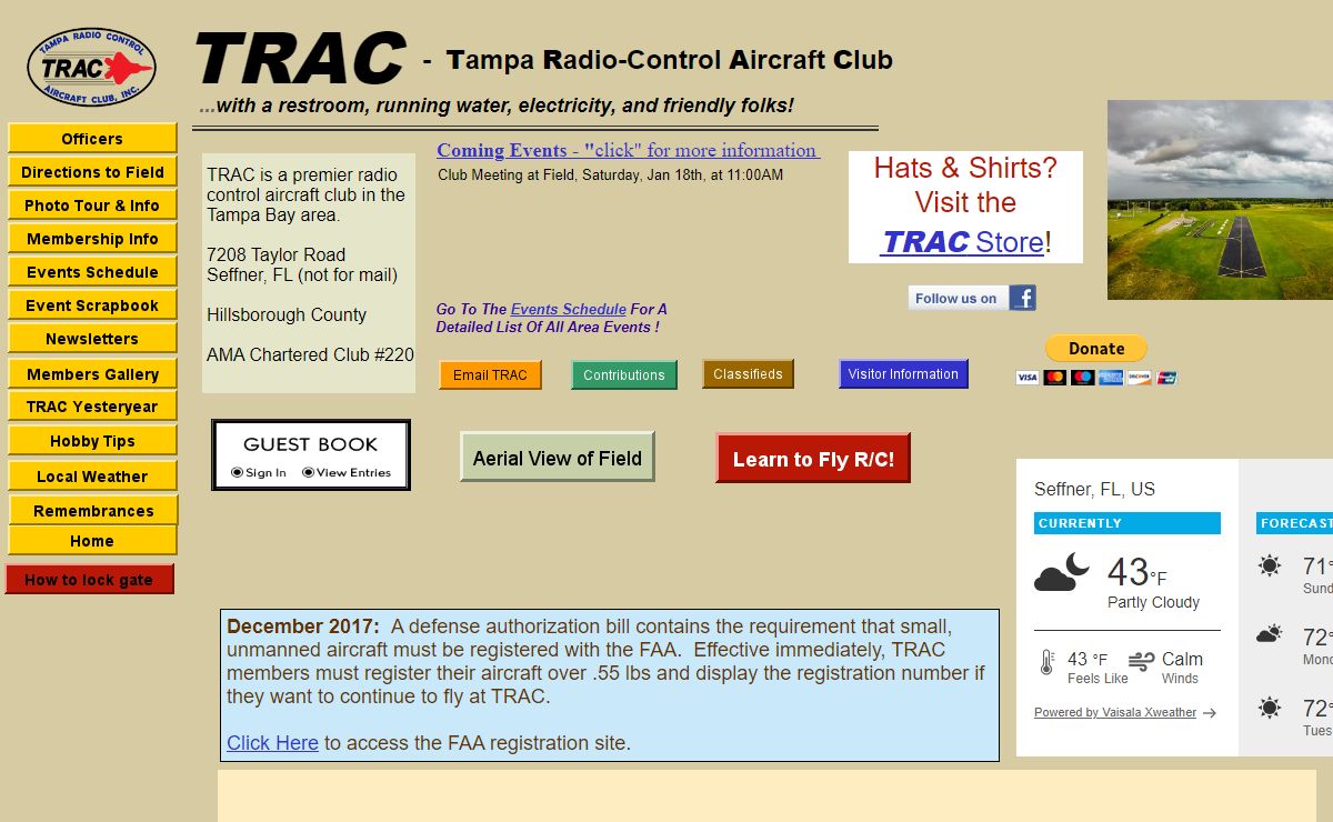 TRAC - Tampa Radio-control Aircraft Club