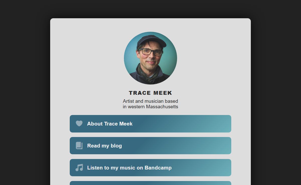 Trace Meek — artist and musician based in western Massachusetts