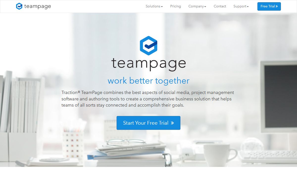 Traction® Teampage - Work better together