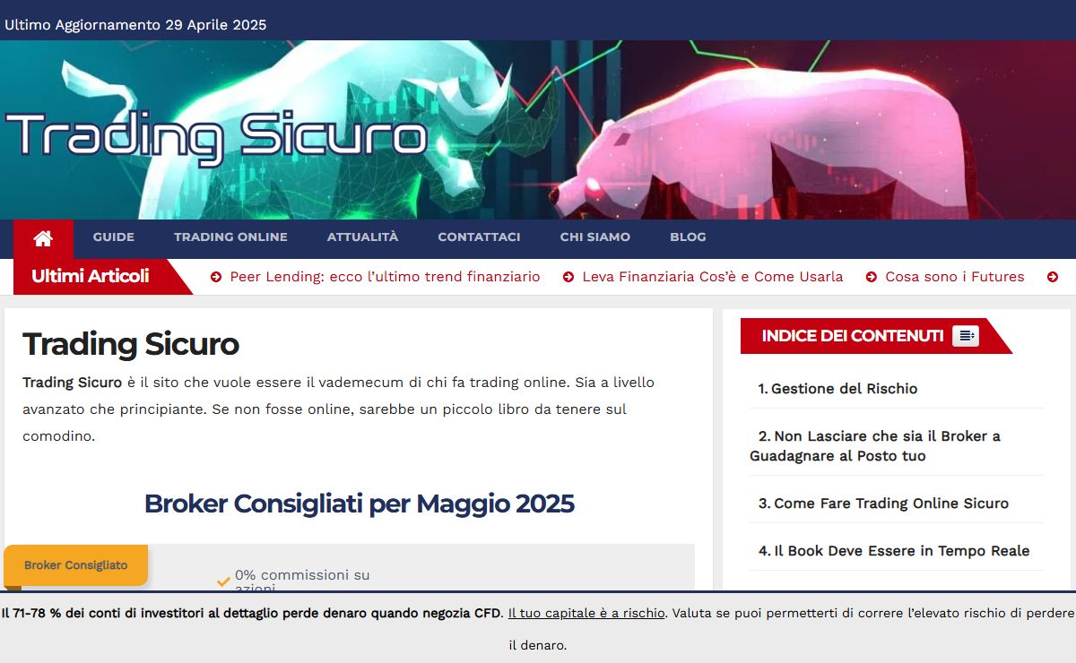 Trading Sicuro • Guide e Strategie per il Trading Online