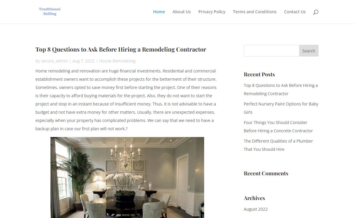 Traditional Sailing | remodel contractor Boise , Contractor Hillsboro, Painter in Boise
