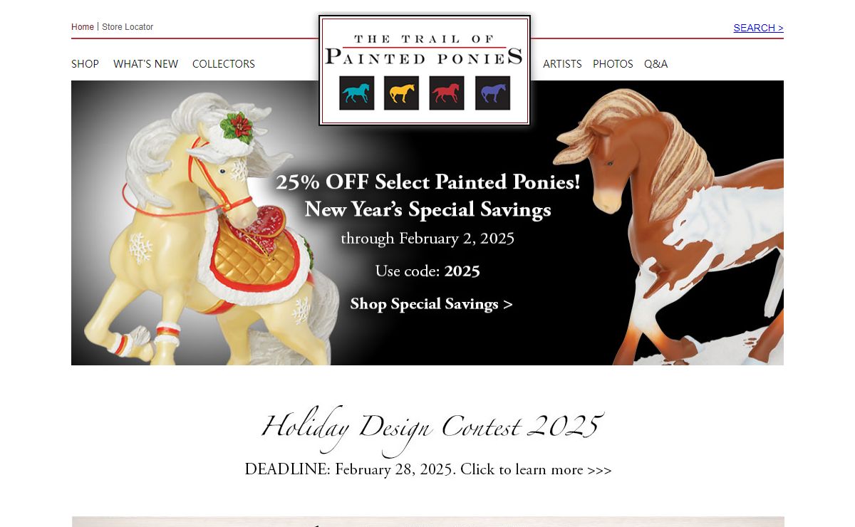 The Trail of Painted Ponies Official Site – Best Online Shopping for Horse Collectibles!