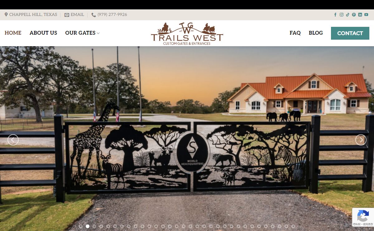 Trails West Gate Company - Ranch Gates, Driveway Gates, Western Signs