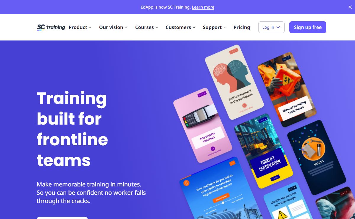 SC Training | Mobile Learning Management System | SC Training (formerly EdApp): The Mobile LMS