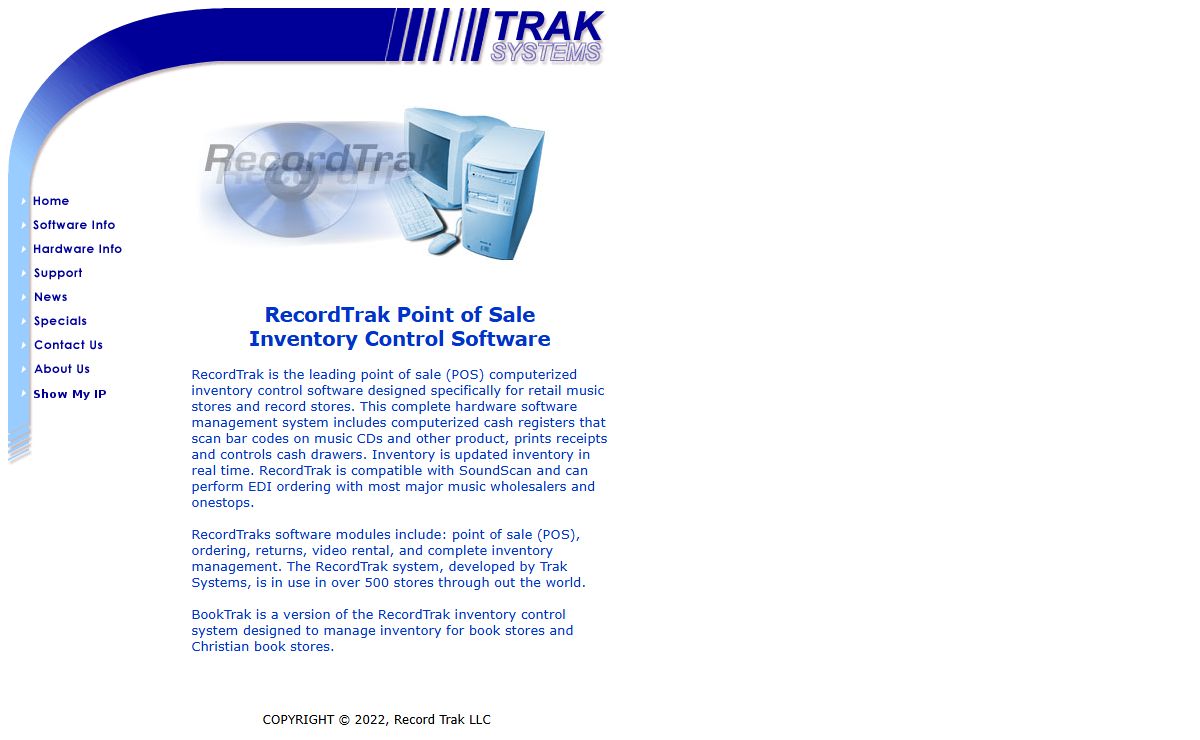 Trak Systems: Retail Point of Sale (POS) and Inventory Control