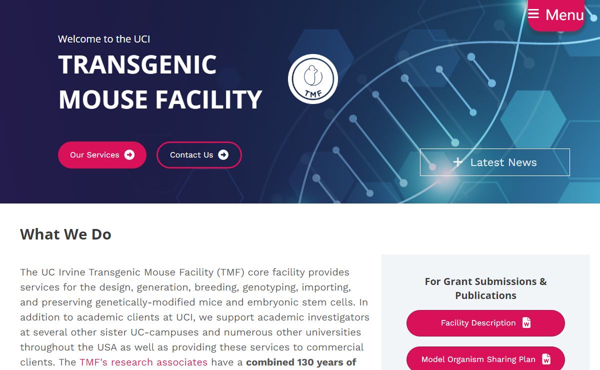 Home - Transgenic Mouse Facility